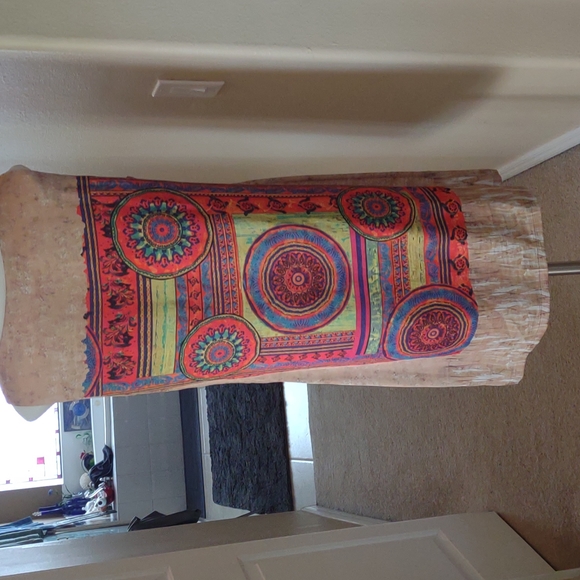 Sweet Miss multicolored print dress size medium - Picture 3 of 8